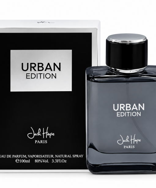 „Urban Edition by Jack Hope“ – miesto stiliaus įkvėpta elegancija tiems, kurie renkasi savitą įvaizdį. Tamsus, minimalistinis flakonas traukia akį ir kviečia atrasti naują savo kvepalų kolekcijos akcentą.