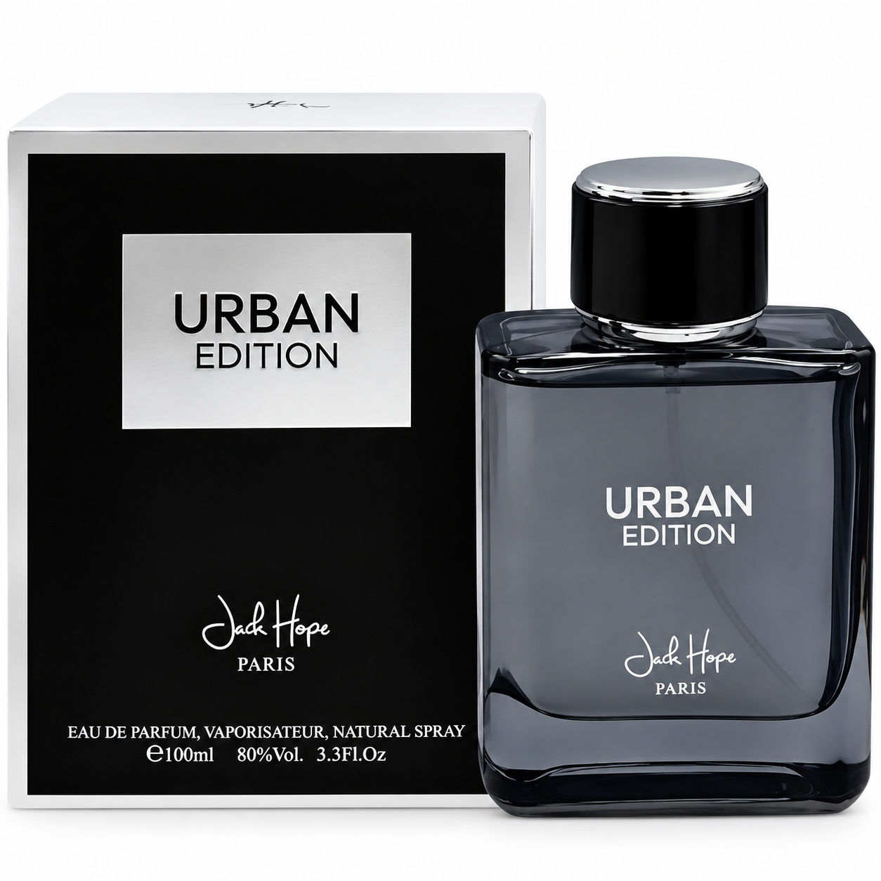 „Urban Edition by Jack Hope“ – miesto stiliaus įkvėpta elegancija tiems, kurie renkasi savitą įvaizdį. Tamsus, minimalistinis flakonas traukia akį ir kviečia atrasti naują savo kvepalų kolekcijos akcentą.